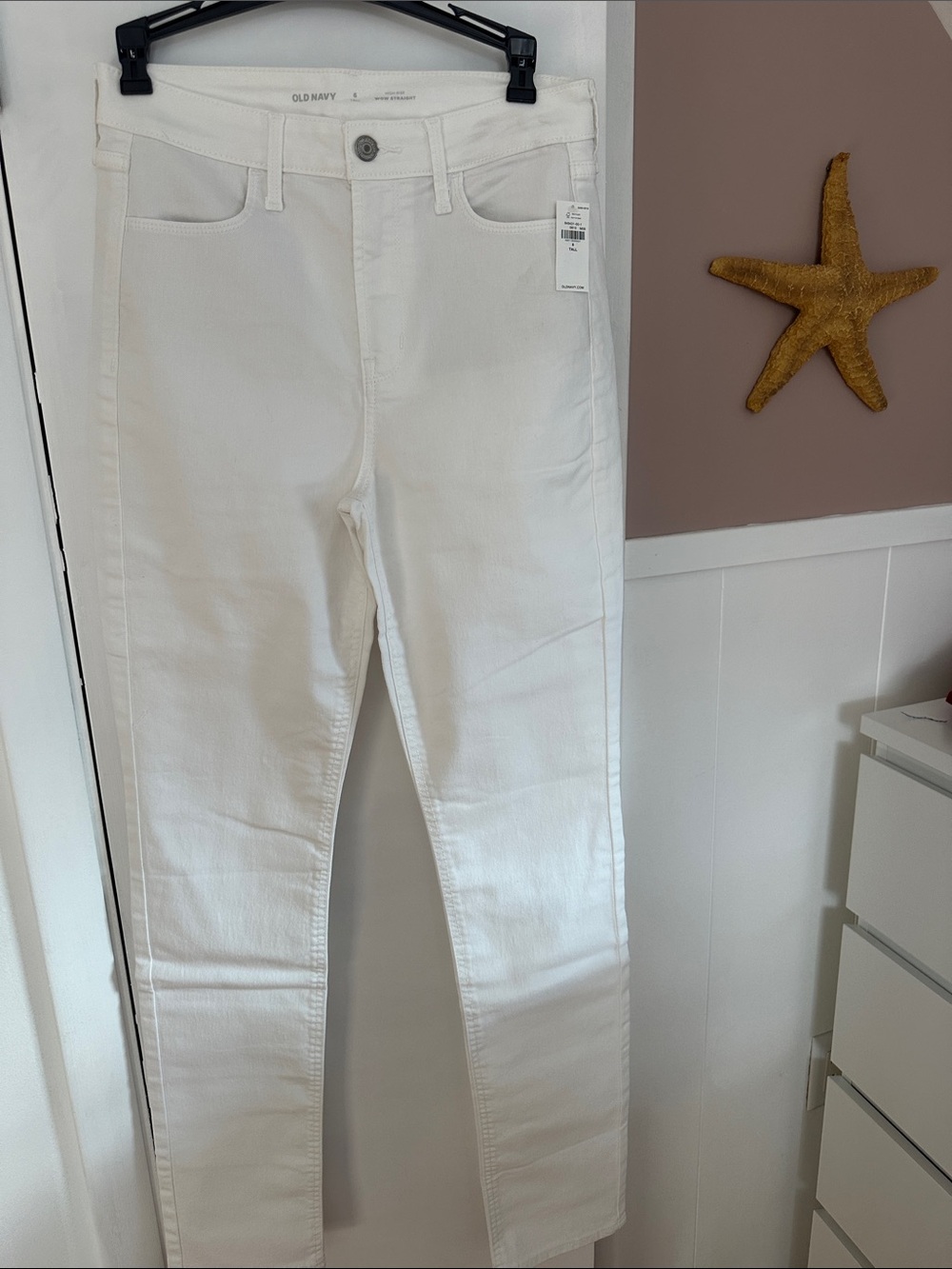 Old Navy Tall White Skinny Jeans - Women's Stretch Denim